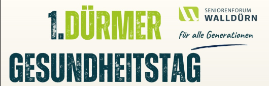 1. Dürmer Gesundheitstag- Besuchen Sie unseren Info-Stand